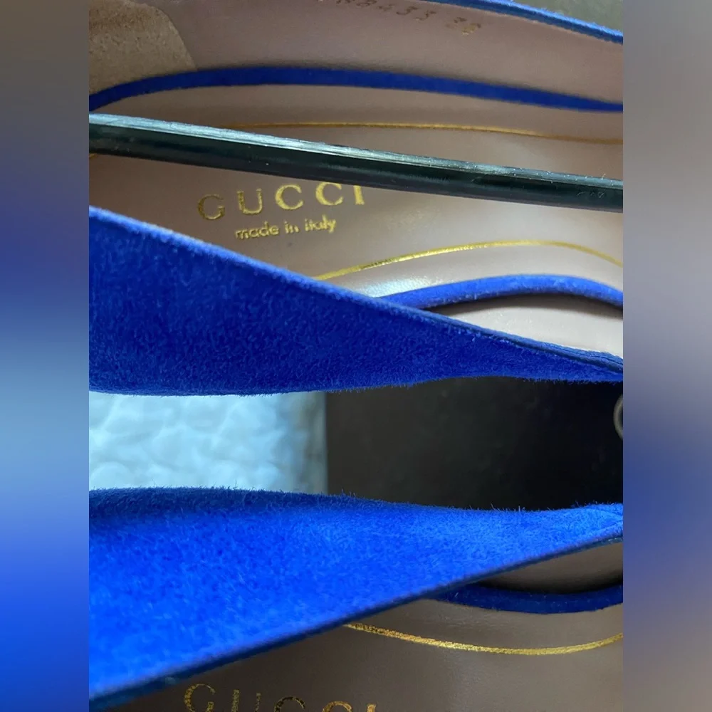 GUCCI Suede Pumps Size 38 - Picture 5 of 17